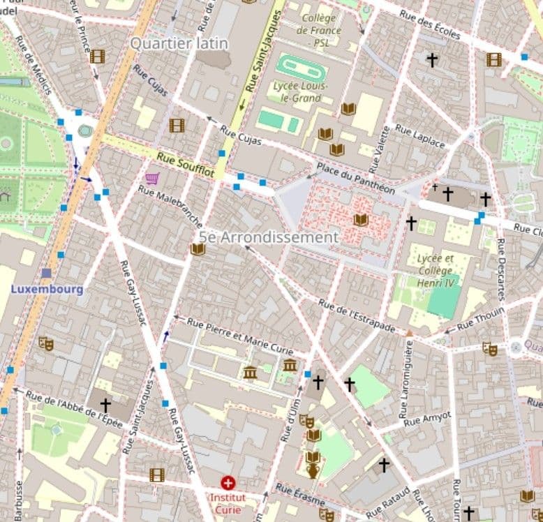 5ème arrondissement, Paris, OpenStreetMap